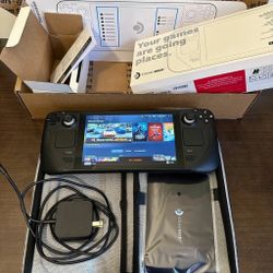 A Great Condition OLED 512GB Black Handheld Console