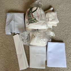 Lot of Batting Pieces For Sewing