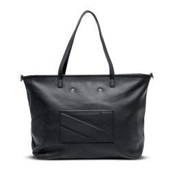 Best Of Seven The Carryall Tote Pebbled Leather Tote Bag Zip Top NWT 
