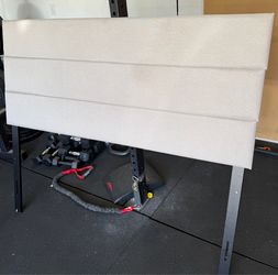 Full size headboard and bed frame