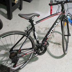 700C Wheel Road Commuter Bike, 14/21 Speed Shifter, Dual Disc Brakes Racing Bicycle with Light Aluminum Alloy Frame for Adult Men and Women
