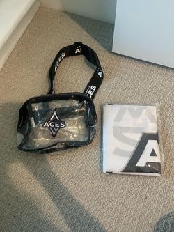 Las Vegas Aces Clear Bag and Championship Flag