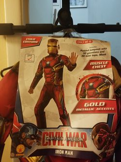 Brand new boy's Halloween costume "iron man"