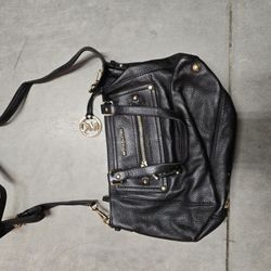 Michael Kors Black Leather Bag