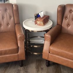 Accent Arm Chairs Set Of 2