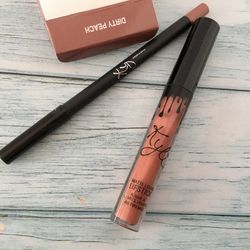 Dirty Peach Lipstick & Lip Liner 