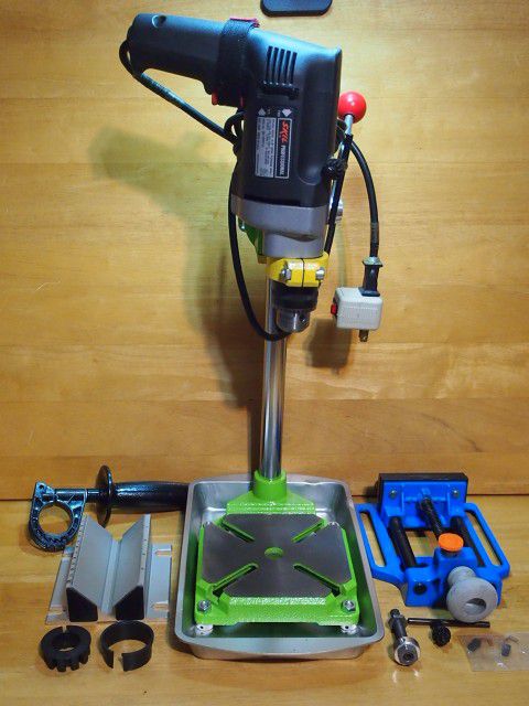 Skil benchtop drill press 1/2"chuck 4"vise tabletop bench drilling power tool