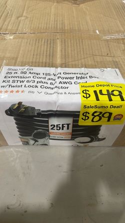 SaleSumo Vevor generator extension cord