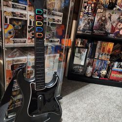 PS2 Kramer Striker Wireless Guitar Hero Controller RedOctane