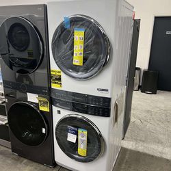 ELECTROLUX 4.5 cu.ft. & 8.0 cu.ft. Electric Dryer Laundry Tower