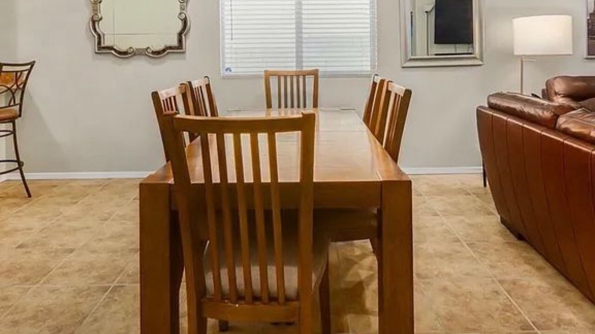 Ashley Dining Table And 6 Chairs