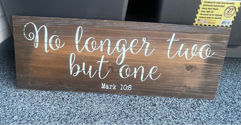 Wedding sign