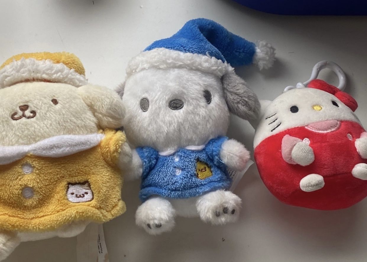 mini plushies from sanrio bundle