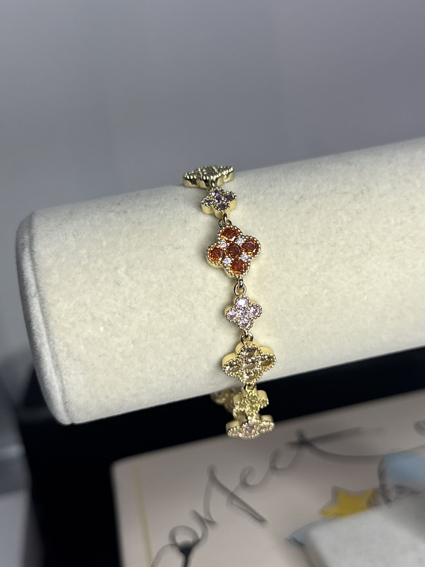 7.5” Four Leaf Clover Bracelet