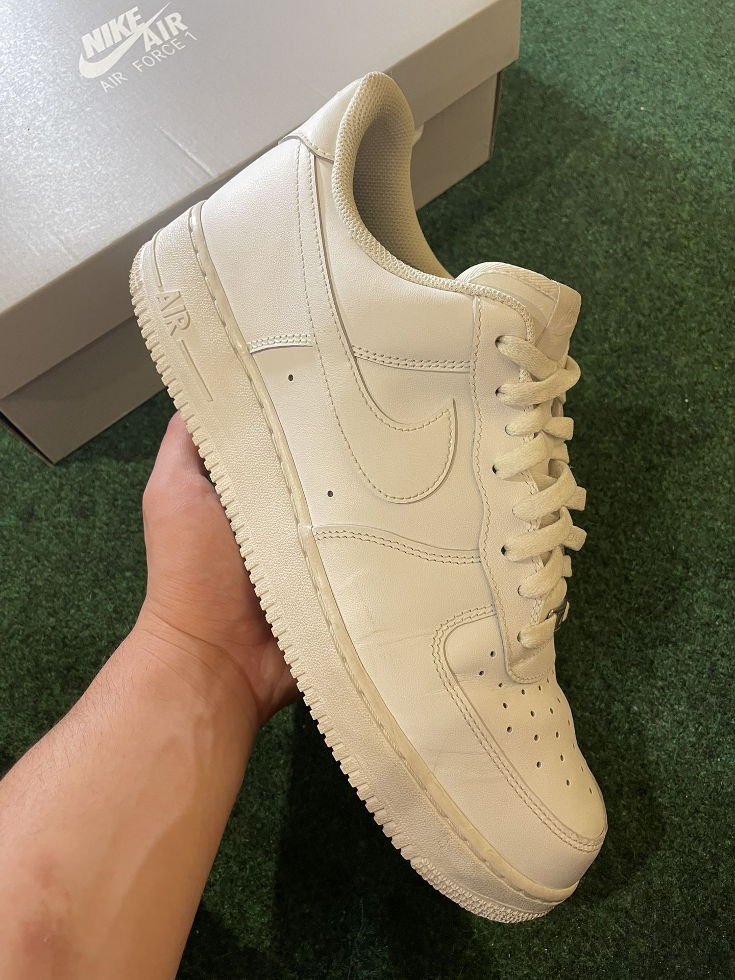 Size 12.5 - Nike Air Force White