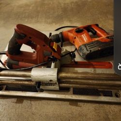 Hilti Hammer Drill And Skil Flooring Saw 