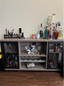 Industrial Bar Cabinet