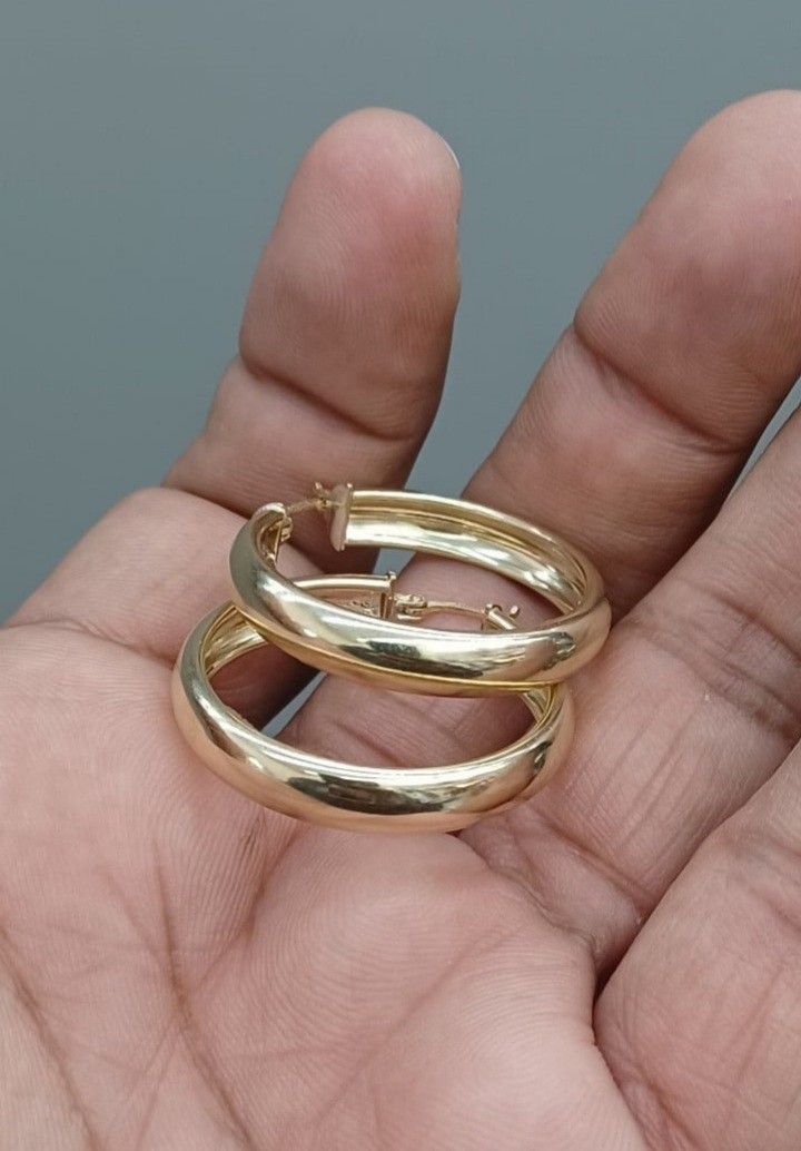 10kt Real Gold Hoop Earring For Women