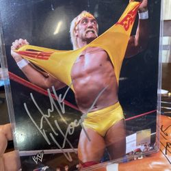 Wwe Hulk Hogan Photo File Autograph