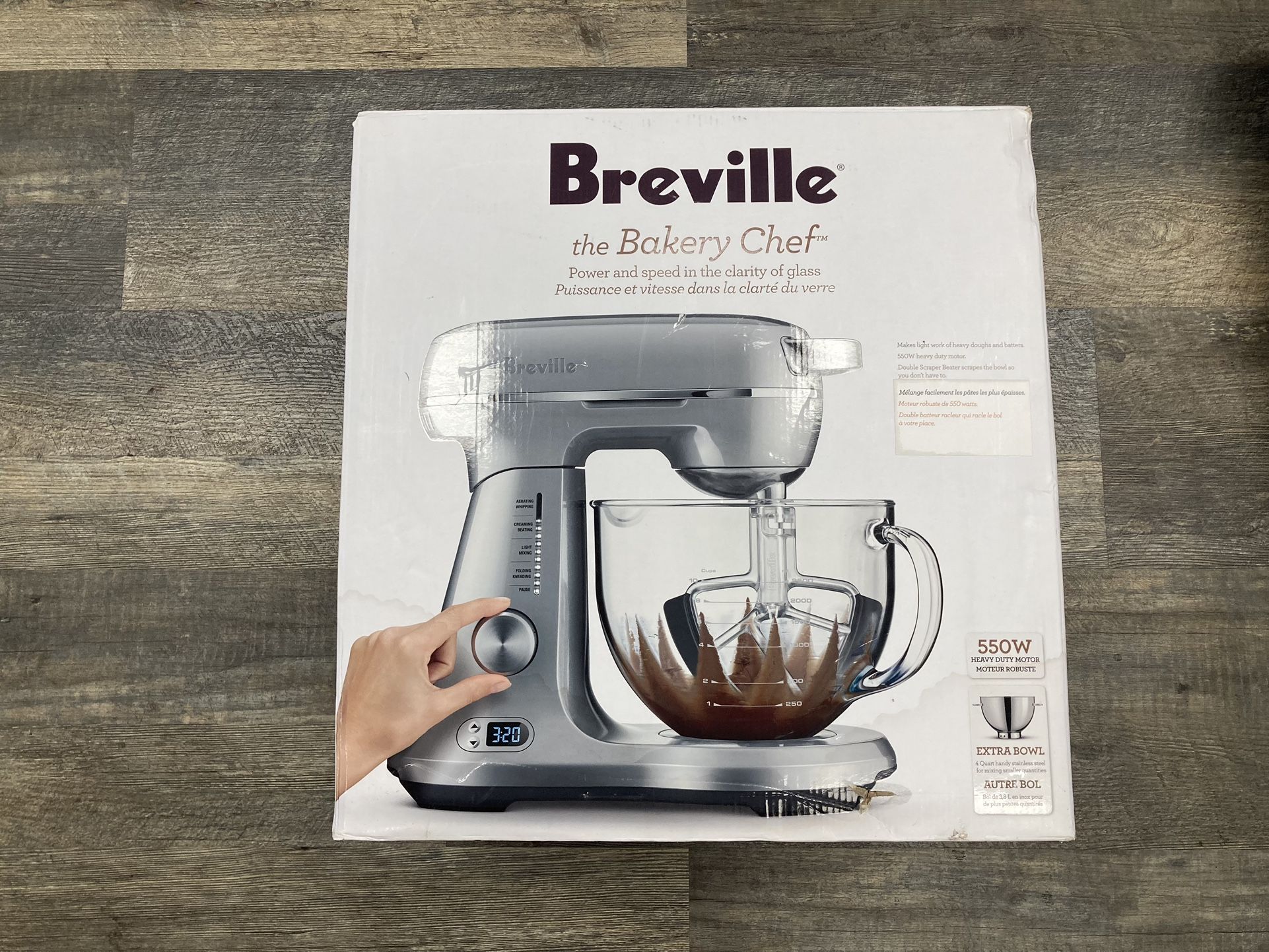 Breville BEM825BAL the Bakery Chef Stand Mixer