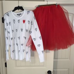 Sweater & Tulle Skirt