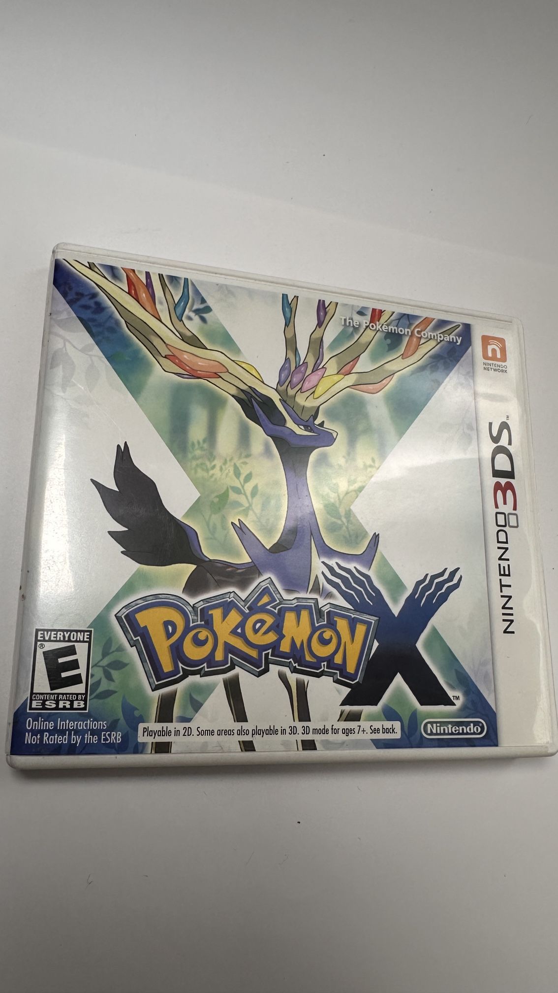 Pokemon X (Nintendo 3DS, 2013) Authentic Complete CIB TESTED