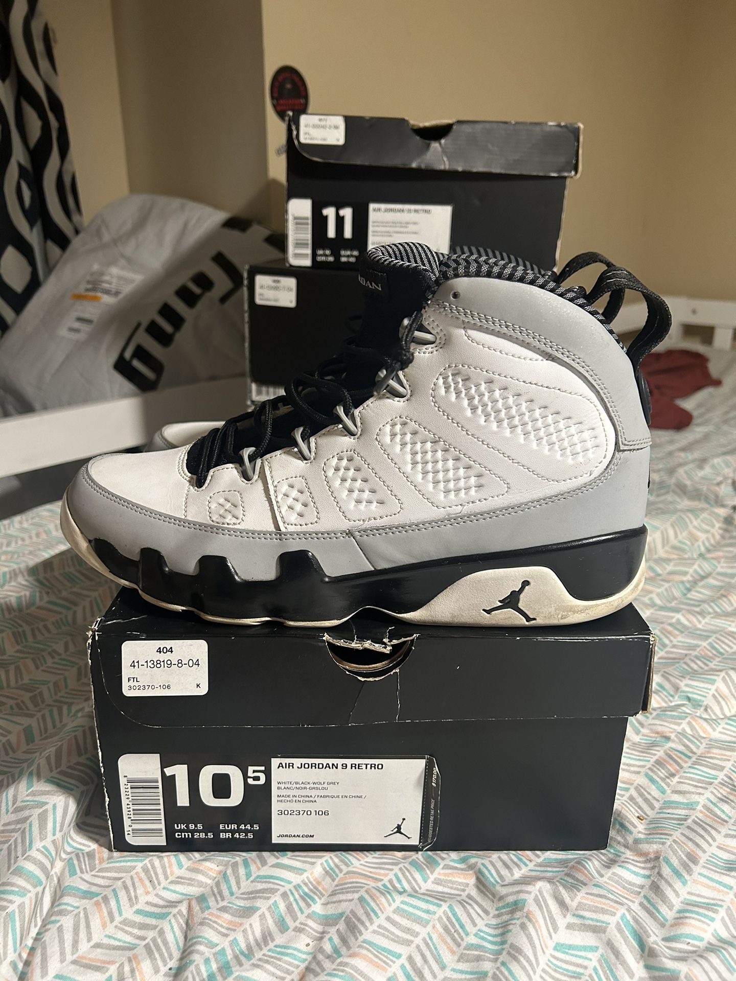 Jordan 9 “Barons” size 8.5 Air Jordan 9 Golf Barons - May 2024 - FN6930-001  main image 4