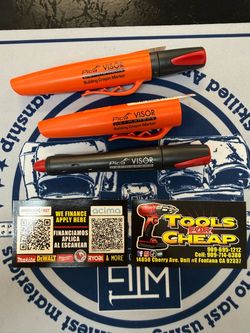 PICA VISOR MARKER- RED $12 EACH