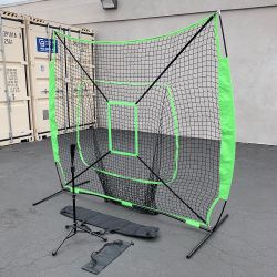 New in Box $75 Baseball Softball Practice Set (Include 7x7ft Net and Ball Tee) Batting Training 