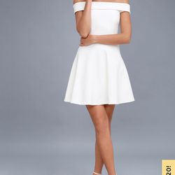 Lulus white dress