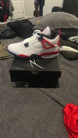 Jordan 4 Fire Red Cement Size 11