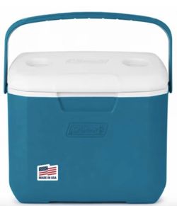 Brand New Coleman 30 QT Cooler - Never Used (Teal/Blue)