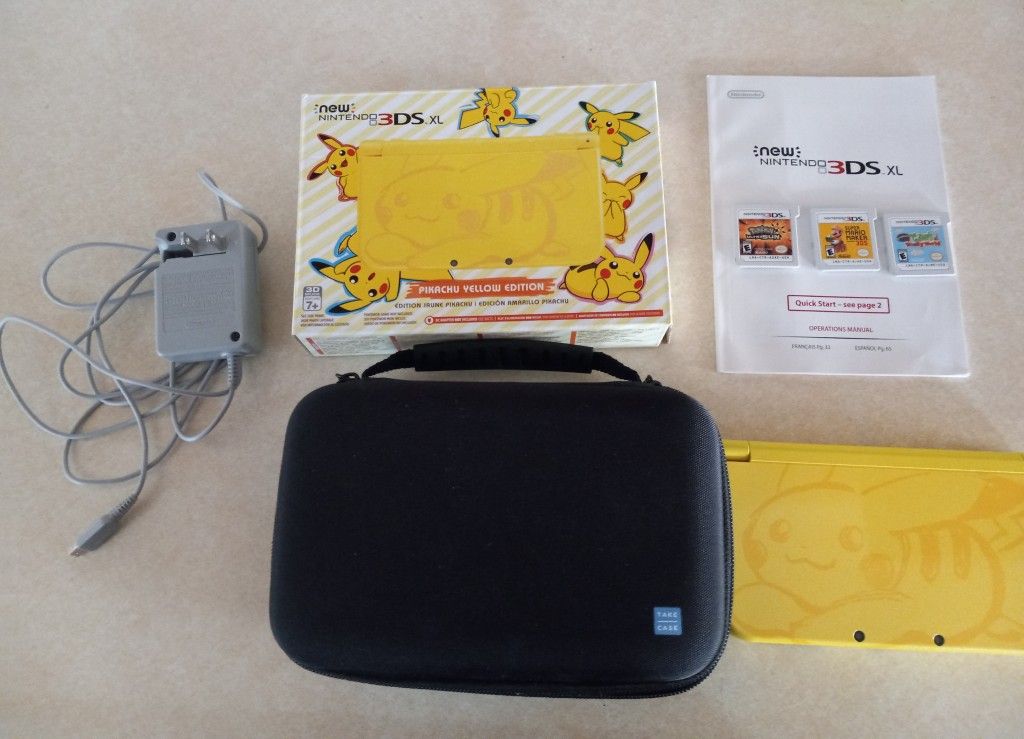 Limited Edition Pikachu Nintendo 3DS XL