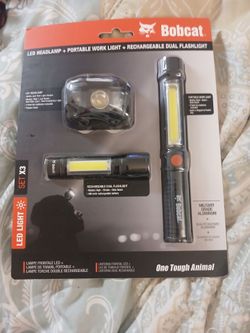 Bobcat flashlight and headlamp set