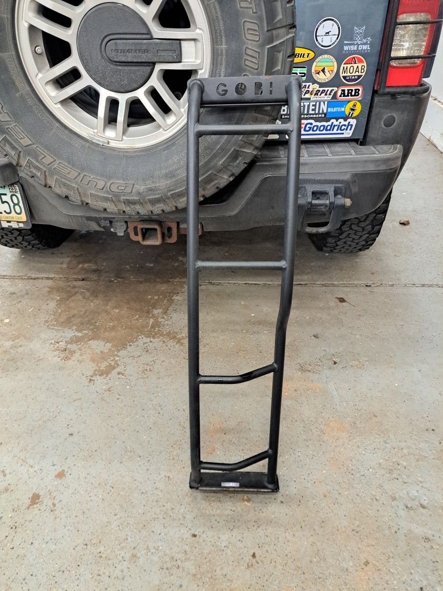 Gobi Rear Ladder And Factory Roof Rack For Hummer H3