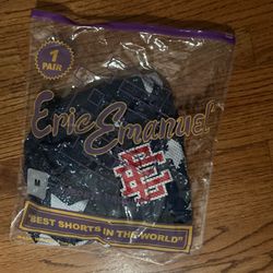 Eric Emanuel Blue And White Star Shorts (Men’s Medium)