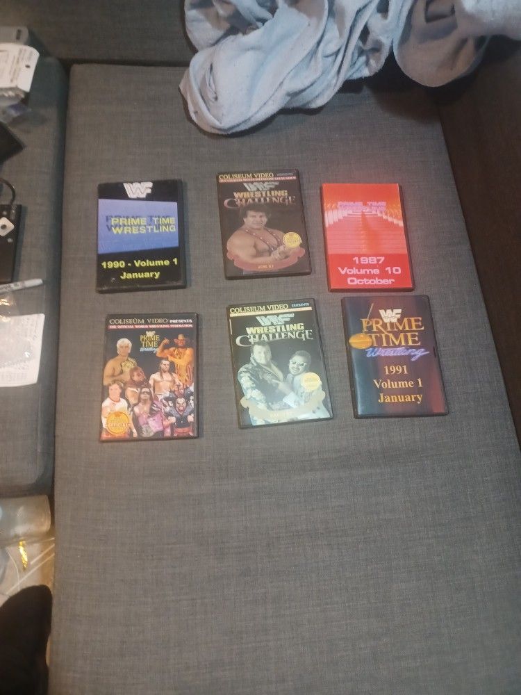 Wwf Wrestling Dvd Lot