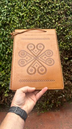Vintage Genuine Leather Photo Album 