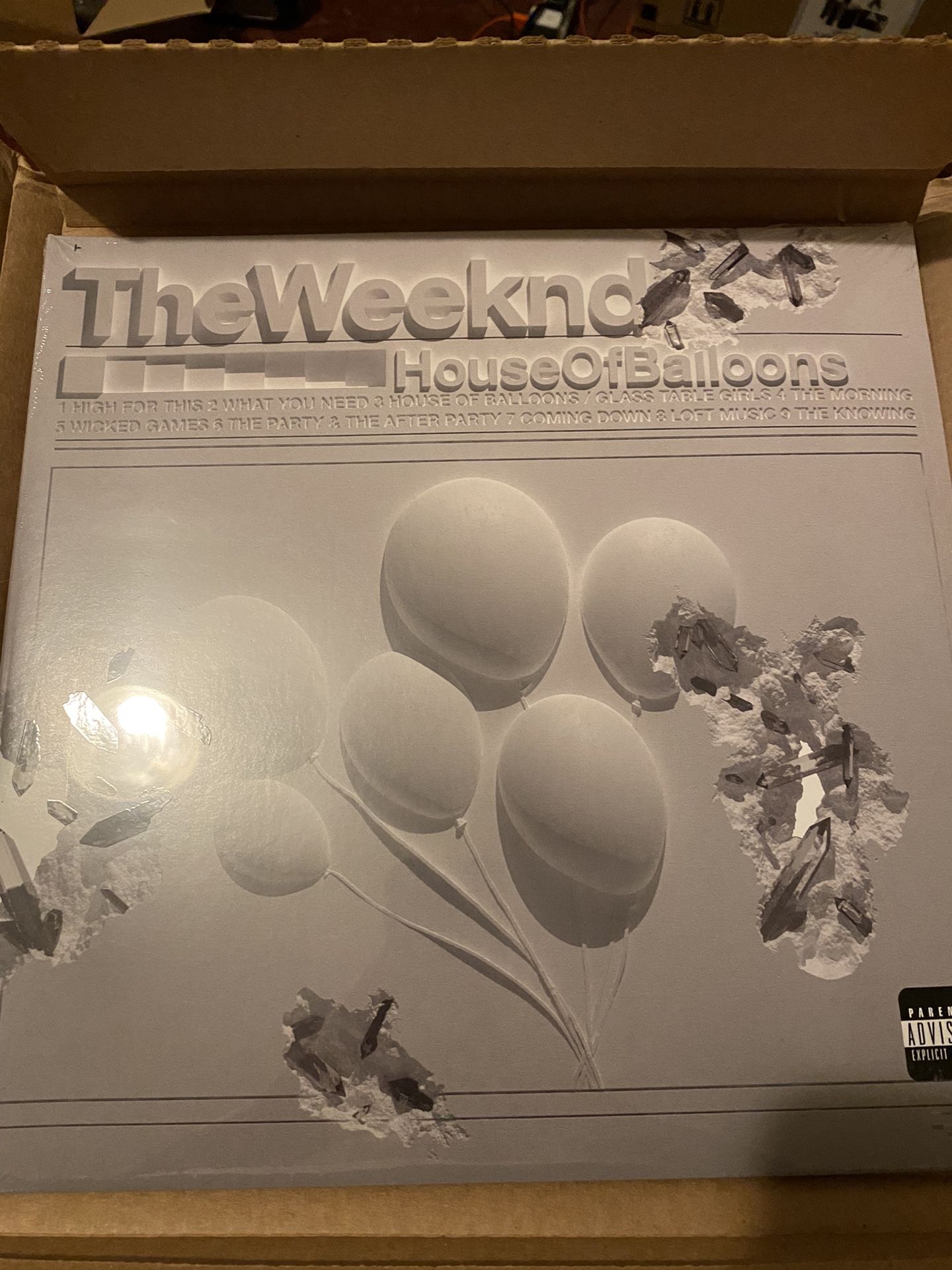 Daniel Arsham X The Weeknd House of Balloons 10th Anniversary 2LP Vinyl BRAND NEW SEALED