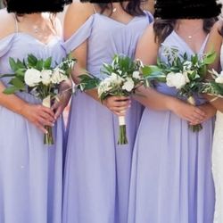 Bridesmaid Dress - Size 8 - Soft Lavender Color