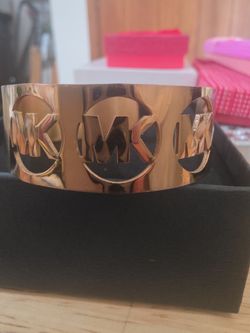 Michael Kors Rose Gold Cuff Bracelet