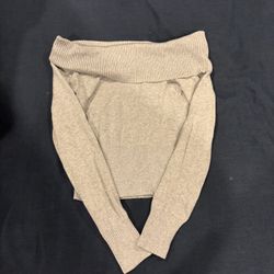 Hollister Women’s Foldover Knit Sweater Size Small