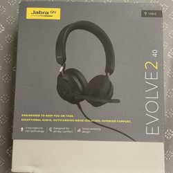 Jabra Evolve2 40  USB-C Wired Headphones