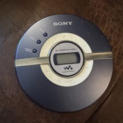 Sony Walkman Portable CD Player - Blue D-EJ100 Vintage Discman