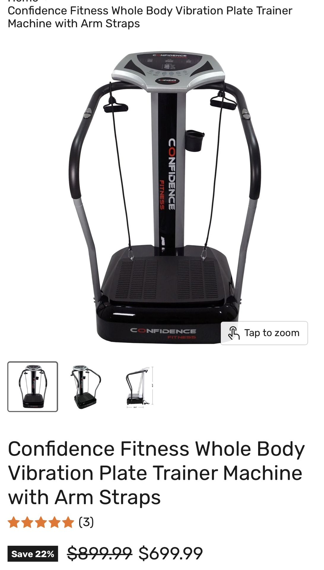 Confidence Fitness Vibrating Machine