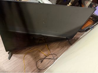 Tv stand with 55” flat screen