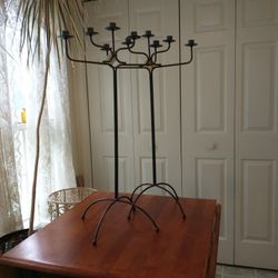Pair Freestanding Candelabras