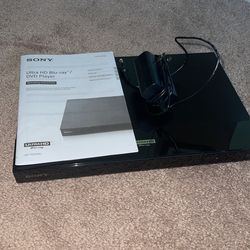 Sony Ultra HD Blu Ray DVD Player