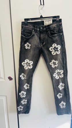 FWRD Denim Floral Graphic Jeans