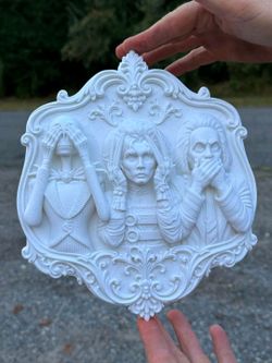 Tim Burton wall plaque